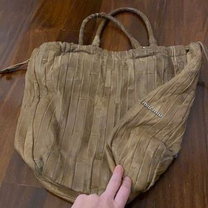 Miu Miu leather handbag